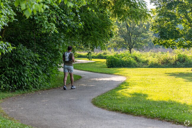 Go out for an evening jog next to Beaver Creek at Halls Greenway Park in Halls Crossroads.