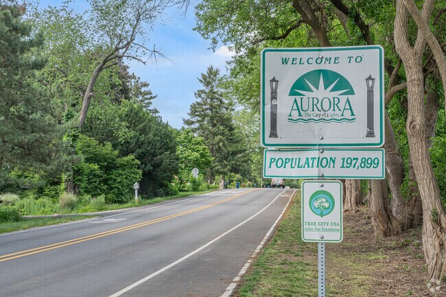 The city of Aurora, founded in 1857, has a current population of 197,899.