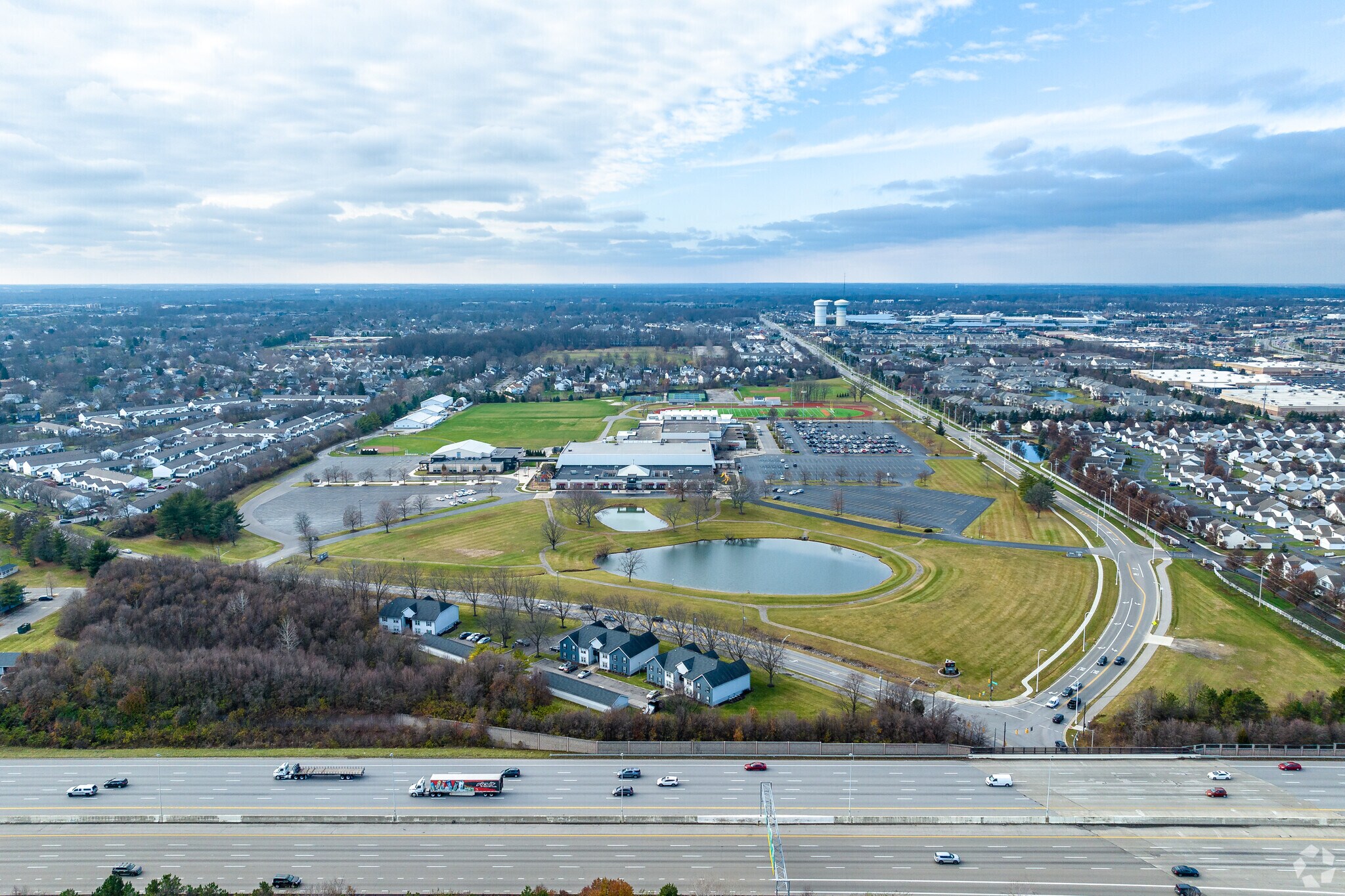 The Worthington Crossing neighborhood is situated west of Interstate 71.