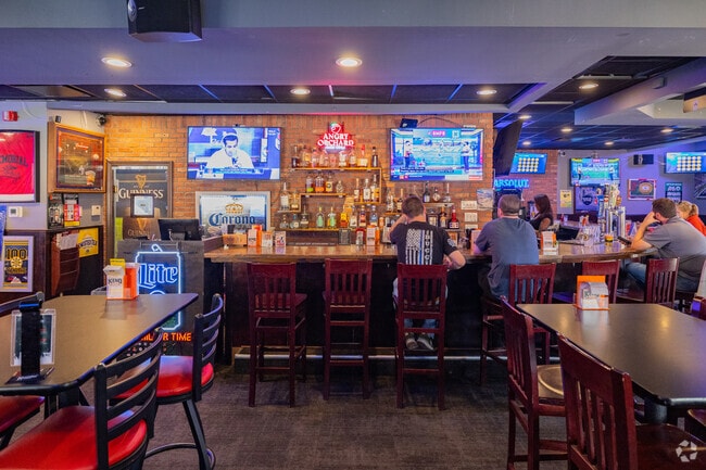 Enjoy watching all of the sports on multiple TV's at Rounders Sports Grill in Goffe Falls.
