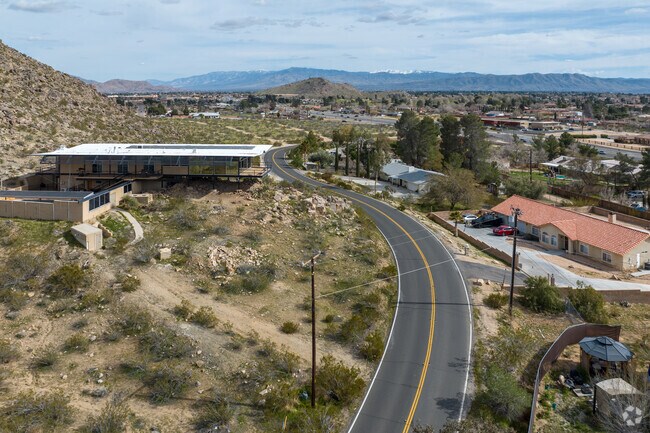 Large swaths of desert fields are common between homes in Apple Valley.
