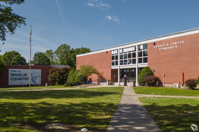 Grimsley High School serves teenage students the greater Greensboro area, including Fisher Park.