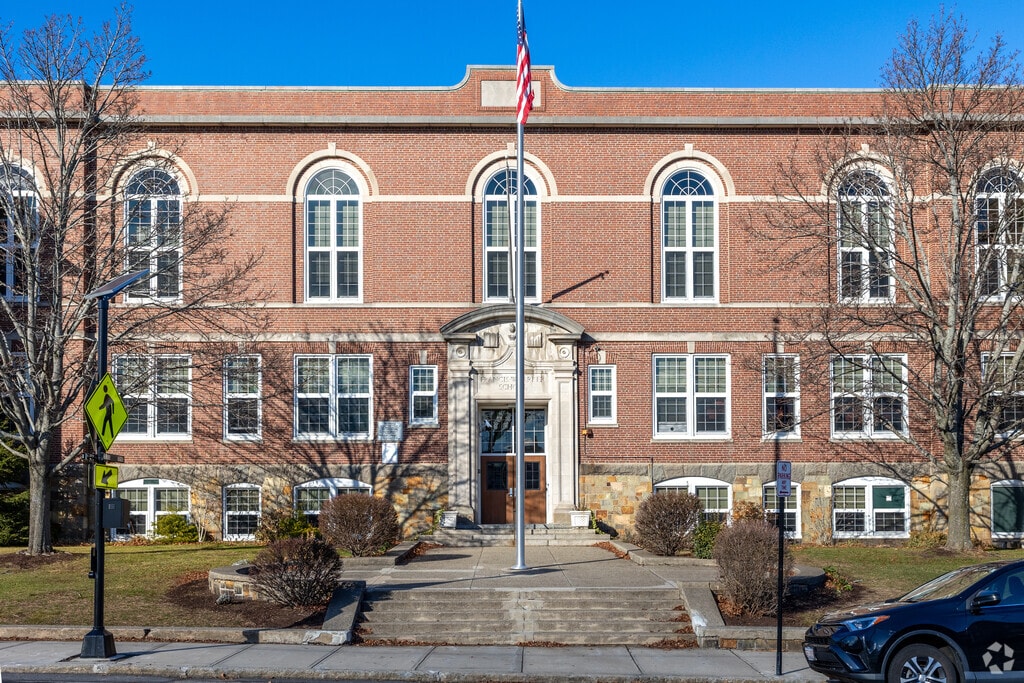Francis W. Parker Elementary School in Quincy is an impressive brick building.