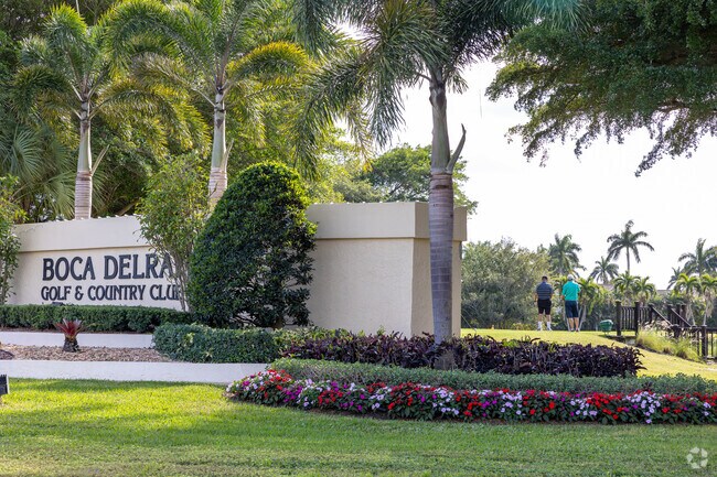 Welcome to Boca Delray, a gated community with plenty of golfing options.