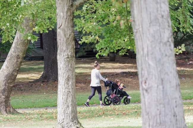 McKinley Park provides a peaceful setting for afternoon walks.