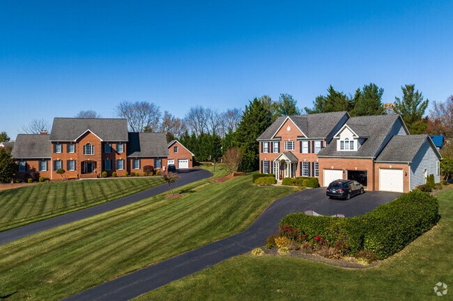 Gorgeous row of colonial revival style homes nestled in Braddock Heights with fantastic views.