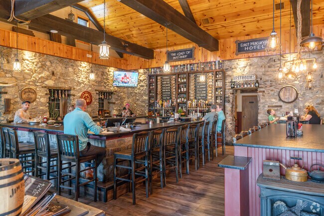 Ancient Oaks residents love the rustic environment at the Buckeye Tavern.