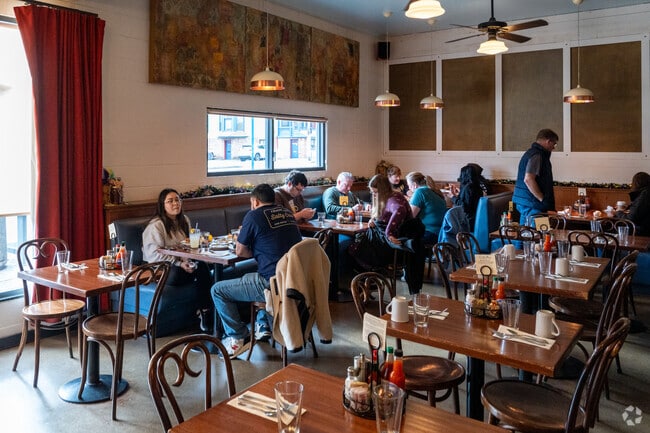 Enjoy brunch at the Screen door, a locals favorite.