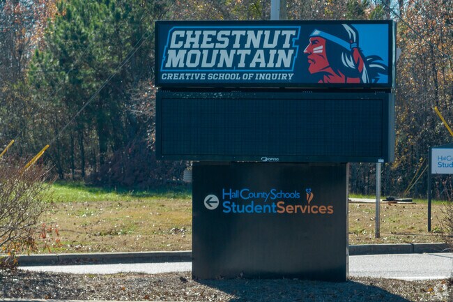Chestnut Mountain Elementary serves in the Hall County School District.
