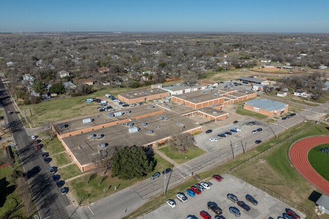 Genesis High School can be found just off Cedar Street, in Bastrop, Texas.