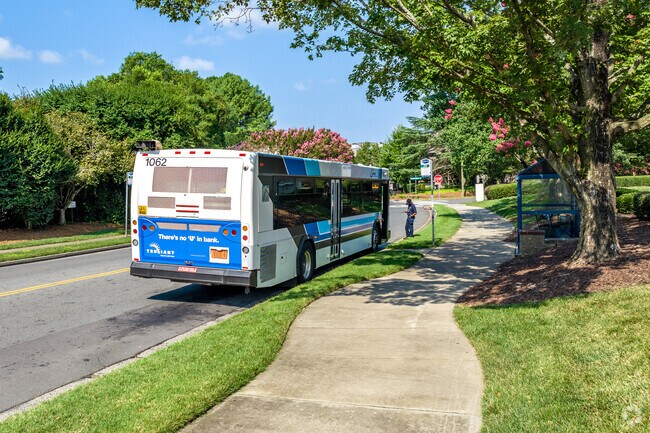 The CATS bus system is easily accessible in the Park Crossing neighborhood.