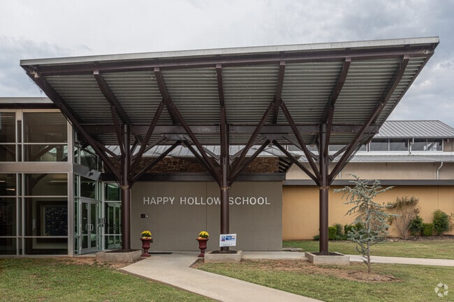 Happy Hollow Elementary, rated A- on Niche.com, serves pre-kindergarten through fourth grade.