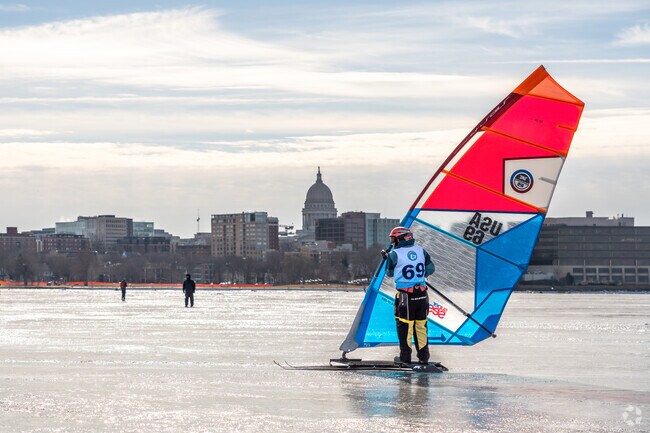 Madison is around 35 miles north of Brodhead, Wisconsin.