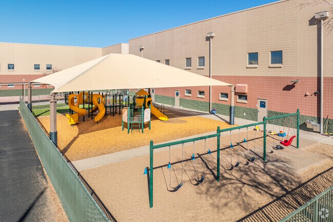 Exercise on the playground at Terramar Elementary School in Peoria.