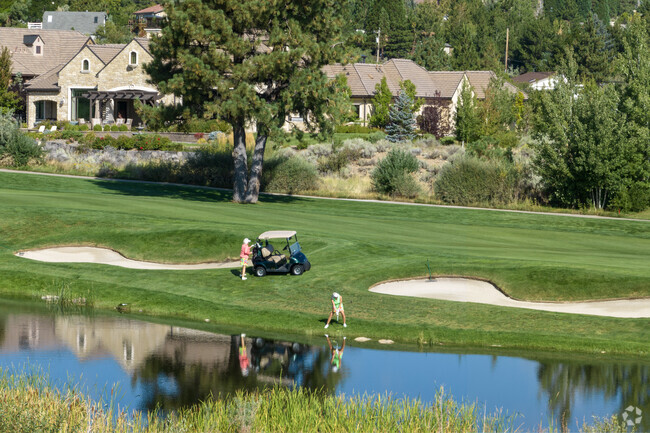 Montreux has a members-only golf course that has a variety of beautiful water features.