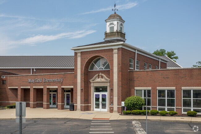 The student population of Mayfield Elementary School is 451 and the school serves PK-5.