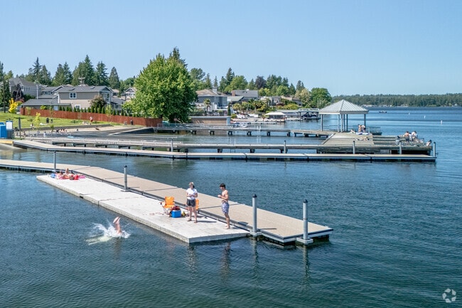 Go for a refreshing swim with friends at Davies Beach near Glenwood.