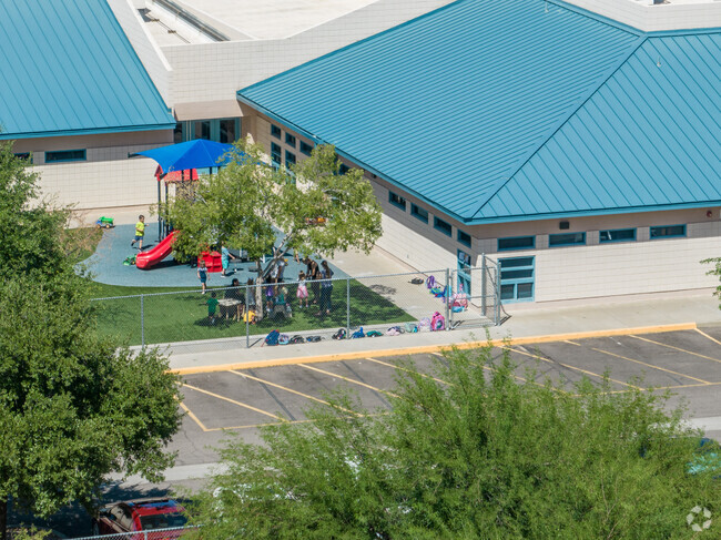 The playground at Augusta Ranch Elementary School in Mesa, AZ is popular amongst students.