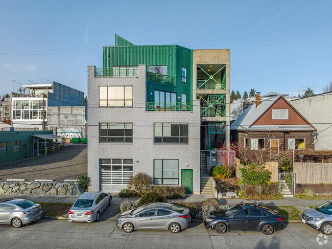 Condominium beside establish homes.