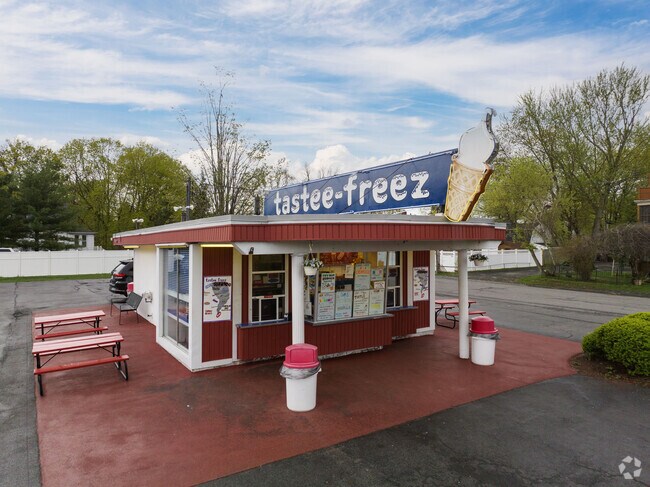 Tastee-Freez Ice Cream offers Normanskill residents a place to cool off in the summer.