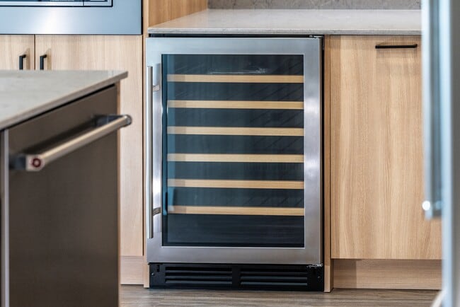 Signature Collection kitchen with wine fridge