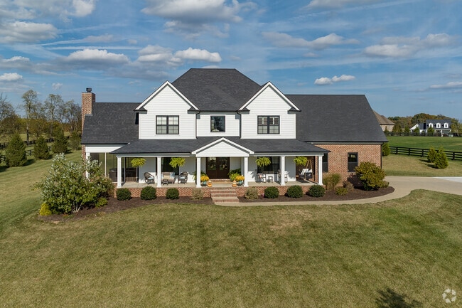 This beautiful contemporary home in the Paynes Depot neighborhood features farmhouse elements.