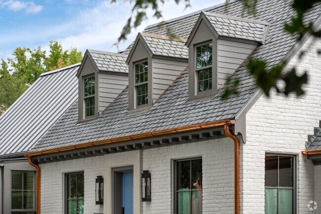 Cape Cod dormers on a home in the Edgewood neighborhood.