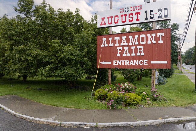 Altamont Fairgrounds are a key destination for events and community gatherings.