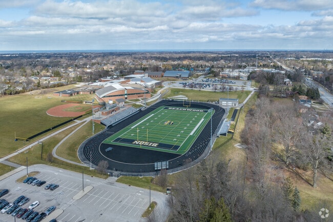 The Beachwood High School football field is home of the Bison.