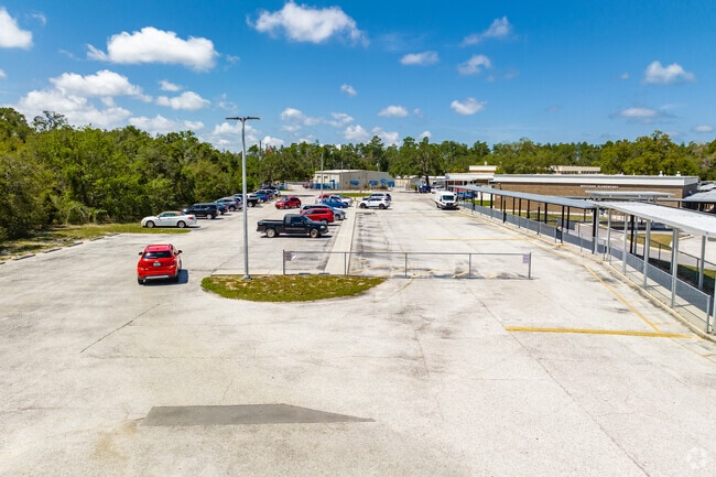The parking lot at Westside Elementary can accept parking for staff and visitors in Spring Hill.