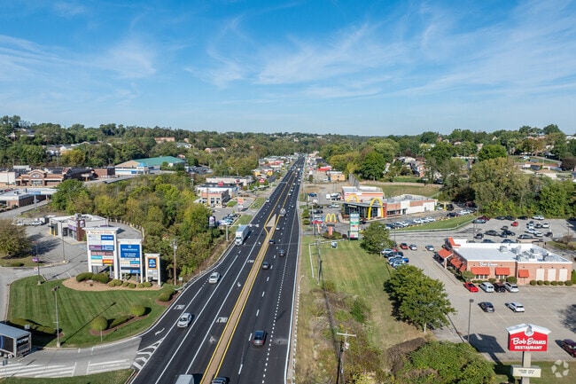 Route 30 is filled with retail shops and food spots passing by the City of Irwin.