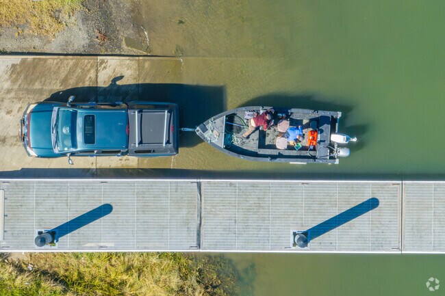 Back the boat in and spend the day on the water from Levee Street Boat Launch.