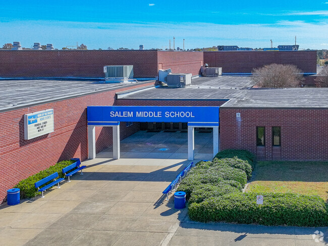 Salem Middle School entrance.