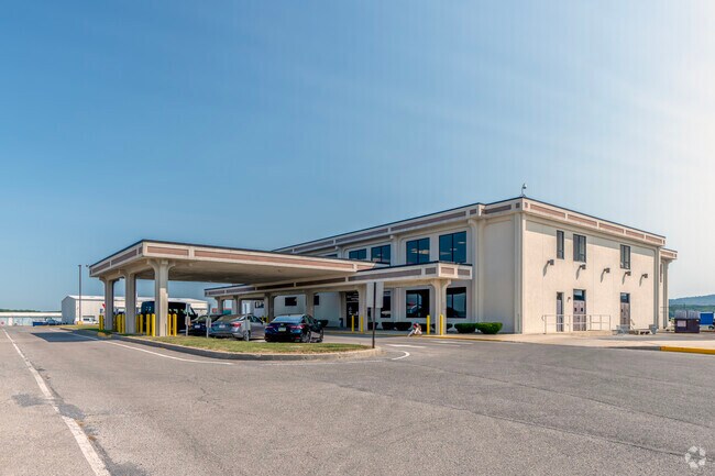 Altoona-Blair County Airport, about 19 miles southeast, has connecting flights to Philadelphia.