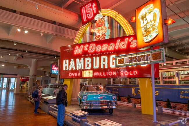 East of Dearborn Heights is the massive Henry Ford Museum of American Innovation.