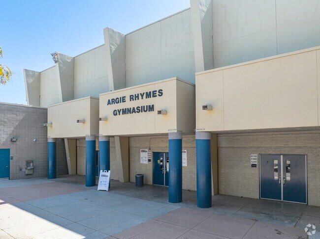 Carl Hayden High School has a large and modern gymnasium.