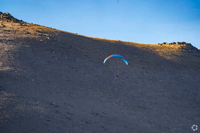 With plenty of open space in Cold Springs you will often see Paragliders cruising the skyline.