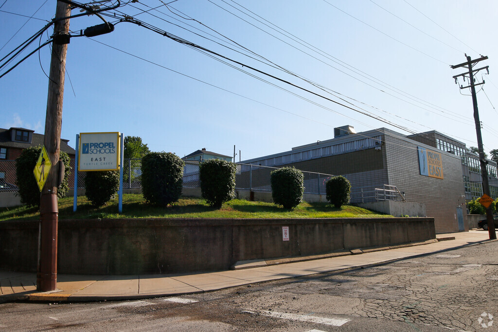 Propel Charter School -East serves students in the Turtle Creek community.