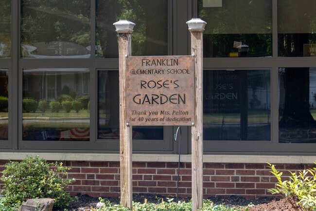 There is a student garden at the Franklin Elementary School in South Plainfield.