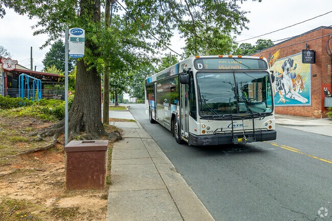 The CATS Bus is an easy way to get around town in Belmont.