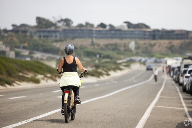 This resident is riding towards Ponto Beach and the new Alila Marea Resort in La Costa.