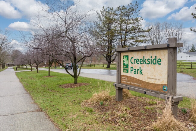 Creekside Park is located on the north side of Cutlerville.