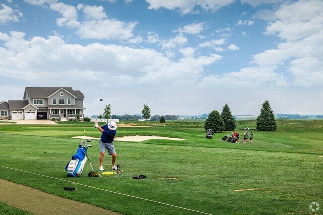Work on your drive at The Ridge Golf Club in Sioux Center.