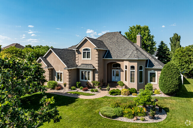 Quaint single family homes in Centennial, each a haven of suburban bliss.