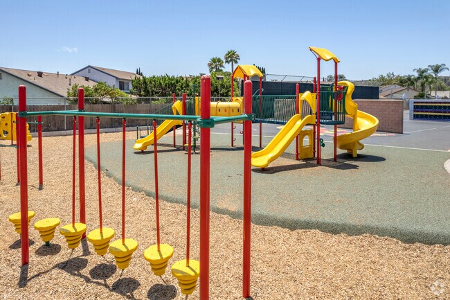 Midland Elementary School playground serves the students in Poway, CA.