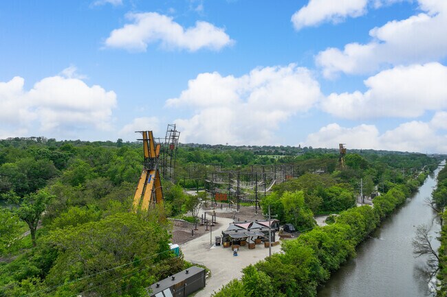 The Forge Adventure Park is a thrill seekers paradise with obstacle courses over 50 feet up.