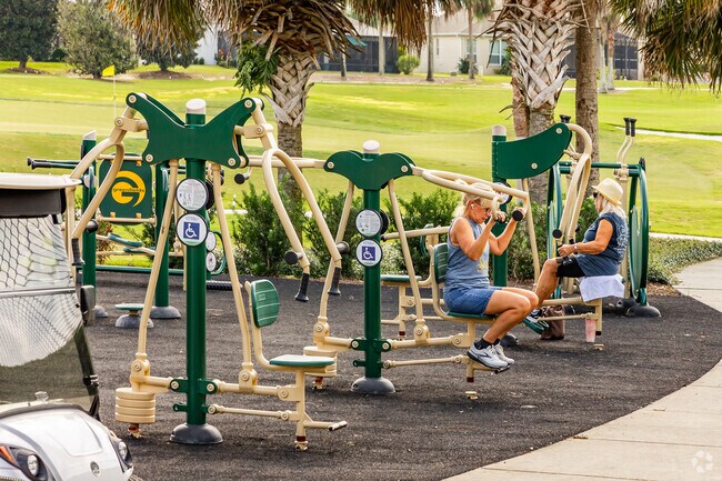 Residents enjoy working out at SeaBreeze Recreation Center in The Villages.