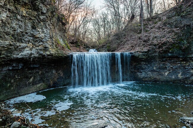 Dublin's Indian Run Falls is known for its beautiful waterfalls.
