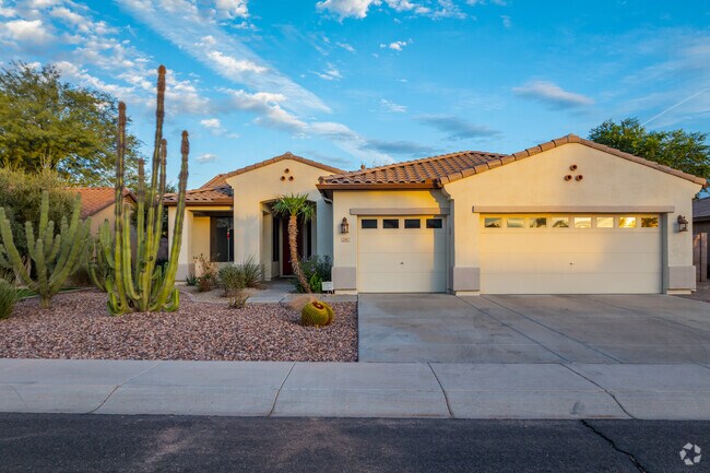 Cacti-studded front lawns are a signature charm of homes in Gateway Ranch.