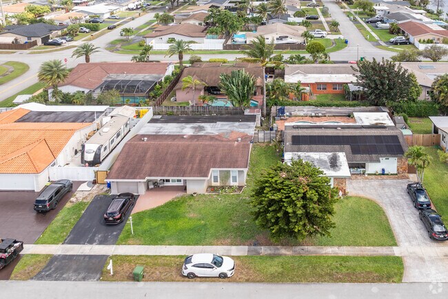 Enjoy friendly neighbors and freshly mowed lawns while living in West Boulevard Heights in Pembroke Pines, FL.